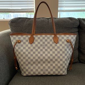 Louis Vuitton Neverfull Damier Azur MM